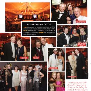 Supporters of the David Lawrence Center's Mental Health Programs for Adults and Children. Signature Gala: Under the Eiffel Tower, A Journey to 1920s Paris - Ritz Carlton Resort