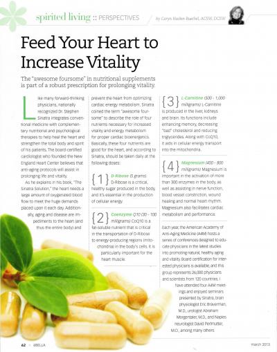 éBella - March 2013 - Feed Your Heart to Increase Vitality